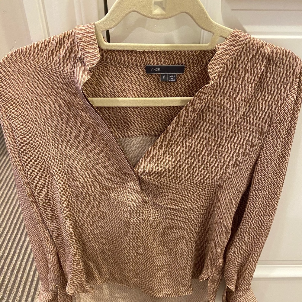 Vince Pattern Blouse size 2.